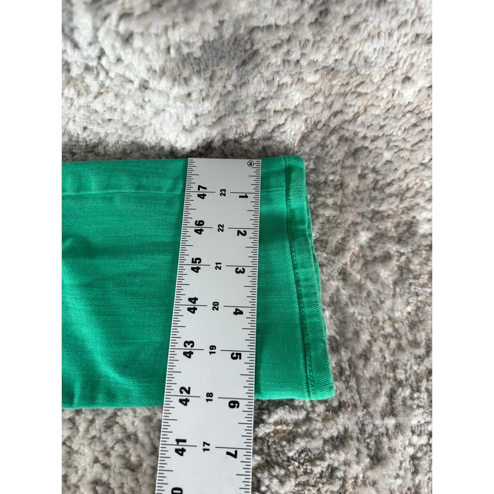Lilly Pulitzer Size 0 Worth Straight Leg Denim Jeans Green‎ Womens - Picture 7 of 14